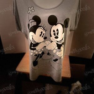 Disney used Grey Mickey and Minnie Blouse.